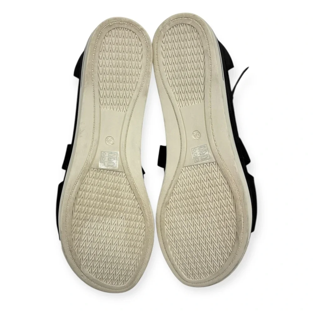 Eileen Fisher Women's‎ Black Boost Platform Wedge Sandals - Size 9.5